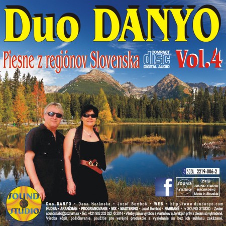 Obal CD - Piesne z regiónov Slovenska 4